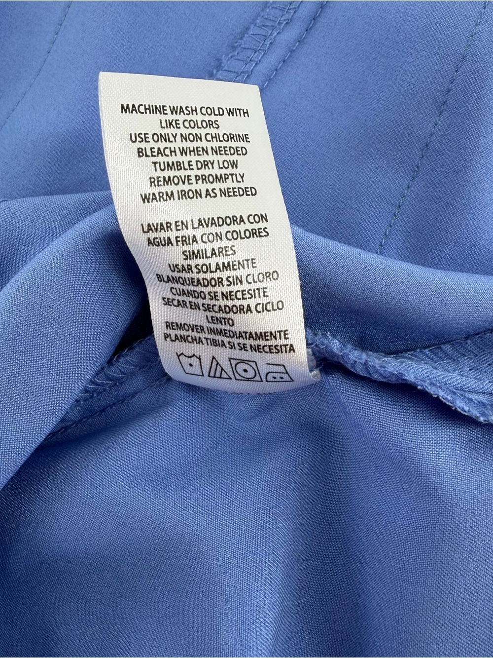 HH Works Size Small Monica V-Neck Scrub Top Blue Princess Seams Medical Uniform - Picture 6 of 8